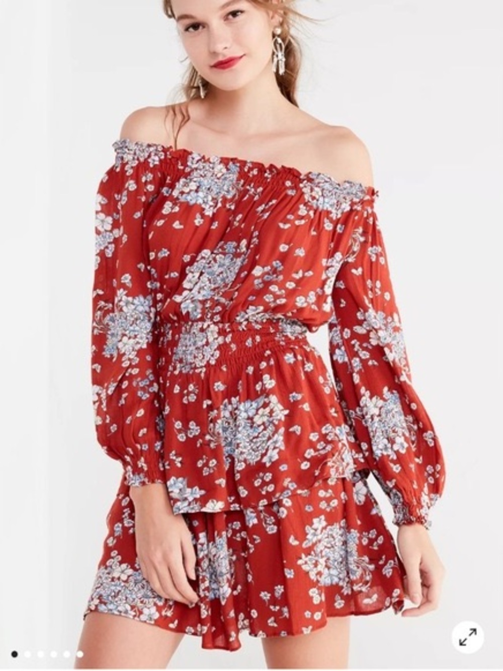 Urban outfitters floral dress size M